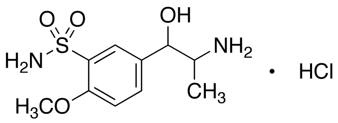 3-Hydroxy-3-(4’-methoxy-3’-sulfonamidophenyl)-2-propylamine HCl 