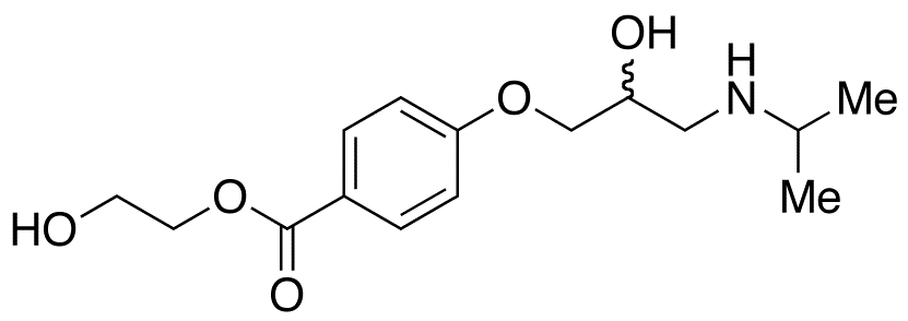 4-(2-Hydroxy-3-isopropylaminopropoxy)benzoic Acid 2-Hydroxyethyl Ester