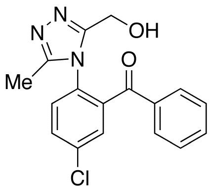 2-[3-(Hydroxymethyl)-5-methyl-4-triazolyl]-5-chlorobenzophenone