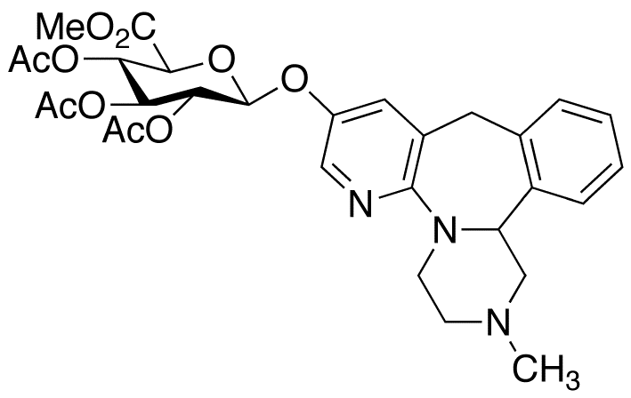 8-Hydroxy Mirtazapine 2,3,4-Triacetate-β-D-glucopyranuronic Acid Methyl Ester