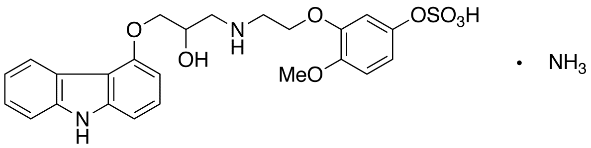5’-Hydroxyphenyl Carvedilol Sulfate Ammonium Salt