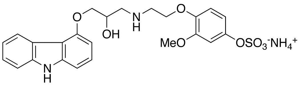 4’-Hydroxyphenyl Carvedilol Sulfate Ammonium Salt