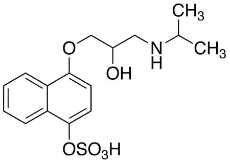 (+/-)-4’-Hydroxy propranolol sulfate