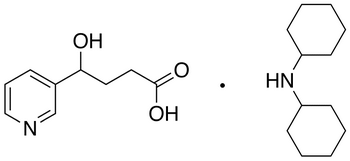 ( /-)-4-Hydroxy-4-(3-pyridyl)butanoic Acid Dicyclohexylamine Salt