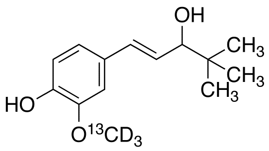 4-Hydroxy Stiripentol-<sup>13</sup>C,d<sub>3</sub>