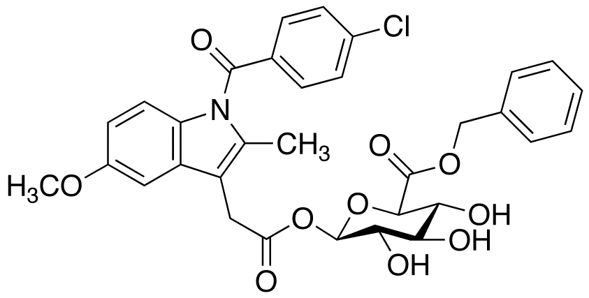 Indomethacin Acyl-β-D-glucopyranuronic Acid Phenyl Ester