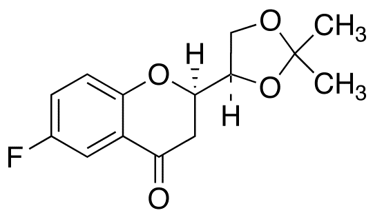 (1’R,2R)-2-[(1’,2’-O-Isopropylidene)dihydroxyethyl]-6-fluorochroman-4-one