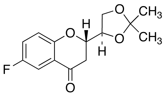 (1’R,2S)-2-[(1’,2’-O-Isopropylidene)dihydroxyethyl]-6-fluorochroman-4-one