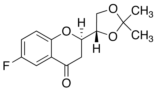 (1’S,2R)-2-[(1’,2’-O-Isopropylidene)dihydroxyethyl]-6-fluorochroman-4-one
