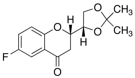 (1’S,2S)-2-[(1’,2’-O-Isopropylidene)dihydroxyethyl]-6-fluorochroman-4-one