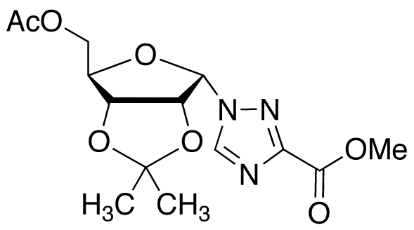 2’,3’-O-Isopropylidene-1-α-D-ribofuranosyl-1,2,4-triazole-3-carboxylic Acid Methyl Ester 5’-O-Acetate
