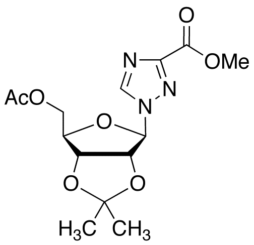2’,3’-O-Isopropylidene-1-β-D-ribofuranosyl-1,2,4-triazole-3-carboxylic Acid Methyl Ester 5’-O-Acetate