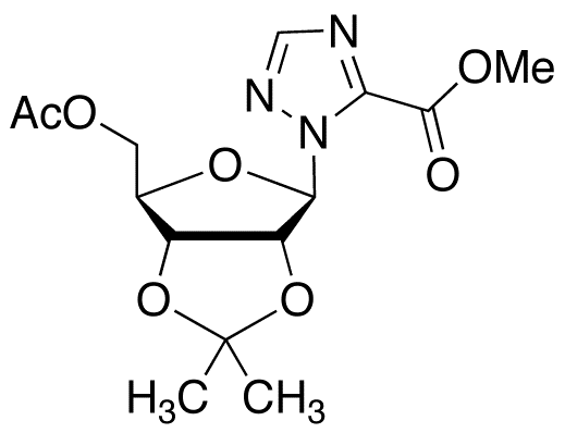 2’,3’-O-Isopropylidene-1-β-D-ribofuranosyl-1,2,4-triazole-5-carboxylic Acid Methyl Ester 5’-O-Acetate