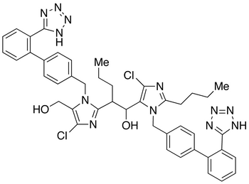 Losartan α-Butyl-losartan Aldehyde Adduct (Losartan Impurity)