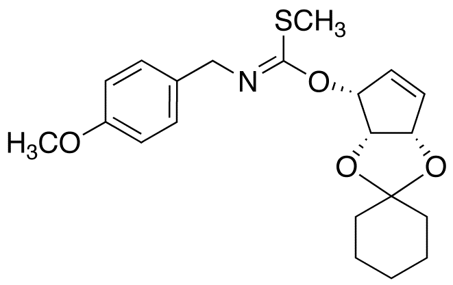 (1R,2R,3R)-3-[N-(4-Methoxybenzyl)imidomethylthiomethoxy]-1,2-dihydroxy-4-cyclopropene 1,2-Cyclohexyl Ketal