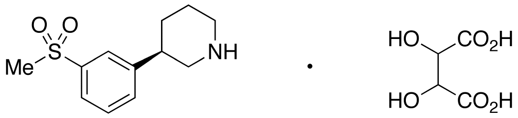 3S-(-)-3-[3-(Methanesulfonyl)phenyl]piperidine Tartaric Acid Salt