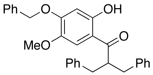 4-Methoxy-5-benzoyloxy-2-bis-benzylethanonephenol