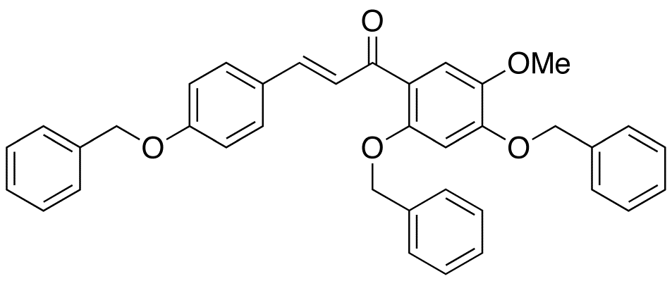 1-[5-Methoxy-2,4-bis(phenylmethoxy)phenyl]-3-[4-(phenylmethoxy)phenyl]-2-propen-1-one