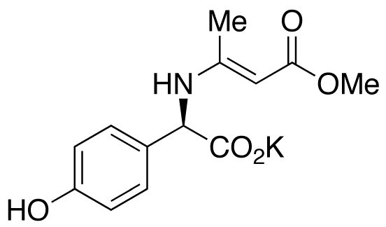 N-(1-Methoxycarbonyl-1-propen-2-yl)-(αD)-amino-p-hydroxyphenylacetate Potassium Salt