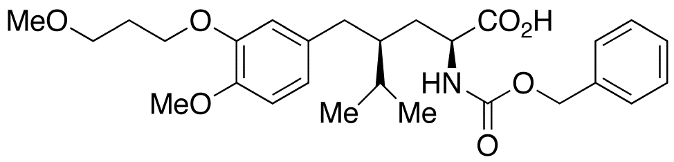 (αS,γS)-4-Methoxy-3-(3-methoxypropoxy)-γ-(1-methylethyl)-α-[[(phenylmethoxy)carbonyl]amino]benzenepentanoic Acid