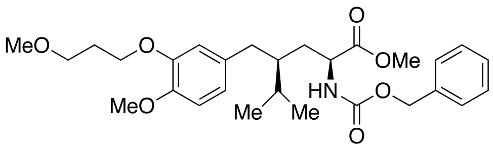 (αS,γS)-4-Methoxy-3-(3-methoxypropoxy)-γ-(1-methylethyl)-α-[[(phenylmethoxy)carbonyl]amino]benzenepentanoic Acid Methyl Ester