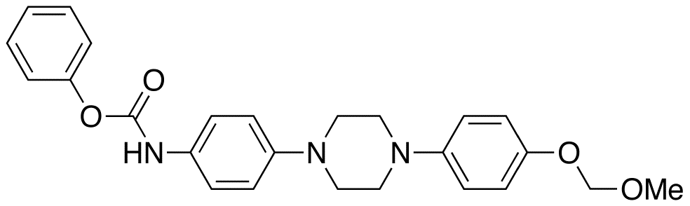 4-[4-(4-O-Methoxymethyl-4-hydroxyphenyl)-1-piperazinyl]phenyl]carbamic Acid Phenyl Ester
