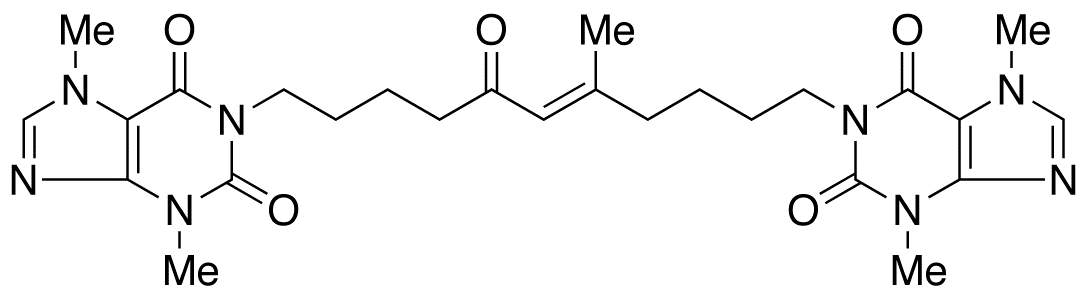 1,1’-[(5E)-5-Methyl-7-oxo-5-undecene-1,11-diyl] Bis[Theobromine]