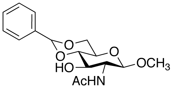 Methyl 2-Acetamido-2-deoxy-4,6-O-benzlydene-Oβ-D-glucopryanoside
