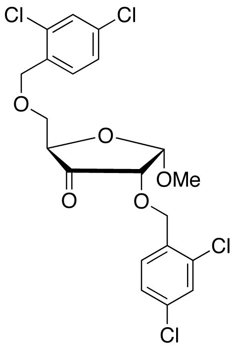 Methyl 3,5-Bis-O-(2,4-dichlorobenzyl)-α-D-erythro-pentofuranosid-2-ulose
