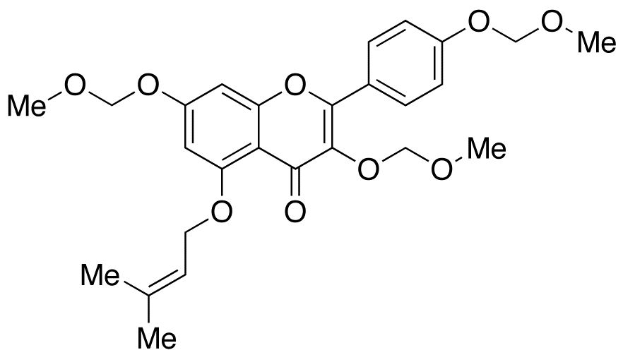 5-O-(3-Methyl-2-butenyl) Kaempferol Tri-O-methoxymethyl Ether