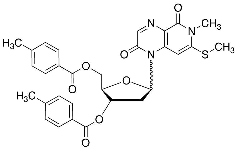 3-Methyl-8-(2’-deoxy-3’,5’-di-O-toluoyl-α,β-D-ribofuranosyl)isoxanthopterin
