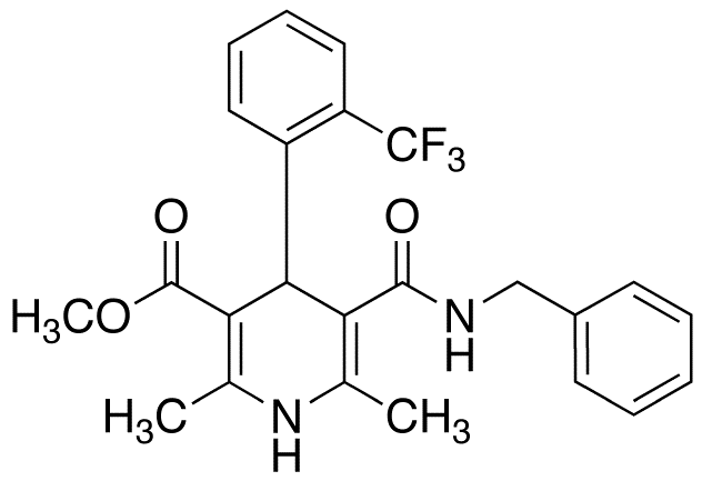 Methyl 1,4-Dihydro-2,6-dimethyl-4-(2’-trifluoromethyl)phenylpyridine-5-carboxylate-3-phenylmethyl Carboxamide