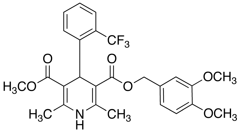 5-Methyl 3-(3’,4’-Dimethoxybenzyl)-1,4-Dihydro-2,6-dimethyl-5-(2’-trifluoromethyl)phenyl-3,5-pyridinedicarboxylate