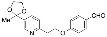 4-[2-(5-(2-Methyl-1,3-dioxolan-2-yl)-2-pyridyl]ethoxy]benzaldehyde