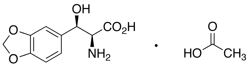 DL-threo-β-(3,4-Methylenedioxyphenyl)serine Acetate Salt
