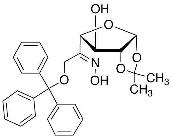 1,2-O-(1-Methylethylidene)-6-O-(triphenylmethyl)-β-L-arabino-hexofuranos-5-ulose Oxime