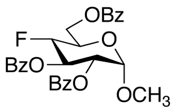 Methyl 4-Deoxy-4-fluoro-α-D-glucose Tribenzoate