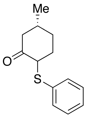 (5R)-5-Methyl-2-(phenylthio)-cyclohexanone (Mixture of Diastereomers)