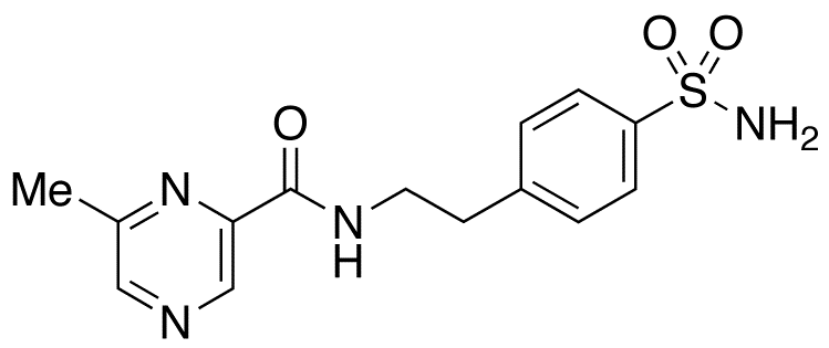 4-[β-(6-Methylpyrazinyl-2-carboxamido)ethyl]benzenesulfonamide