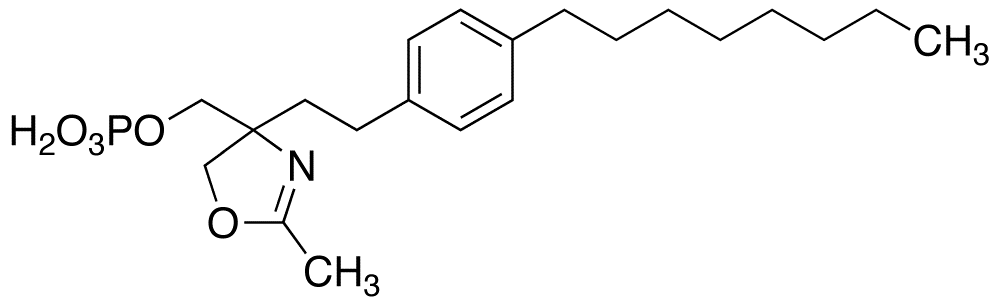 2-Methyl-4-[2-(4-octylphenyl)ethyl]-4,5-dihydro-1,3-oxazol-4-yl-methyl Phosphate