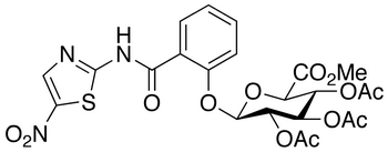 Methyl 1-[[2-N-(5-Nitrothiazolyl)carboxamido]phenyl]-2,3,4- tri-O-acetyl-β-D-glucopyranuronate