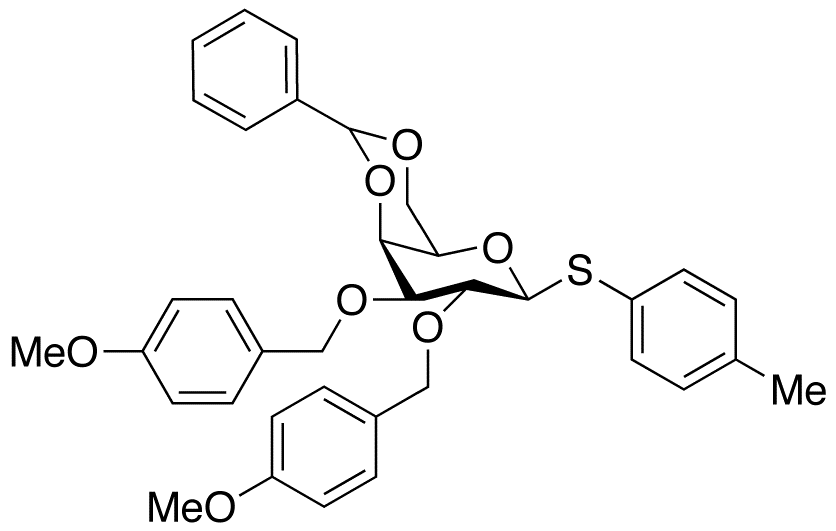 4-Methylphenyl 4,6-O-Benzylidene-2,3-di-O-(4-methoxybenzyl)-β-D-thiogalactopyranoside