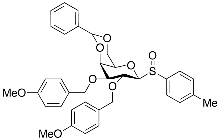 4-Methylphenyl 4,6-O-Benzylidene-2,3-di-O-(4-methoxybenzyl)-β-D-thiogalactopyranoside S-Oxide