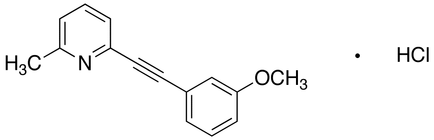 2-Methyl-6-[(3-methoxyphenyl)ethynyl]pyridine HCl