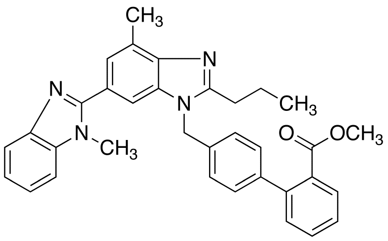 Methyl 4’-[[2-n-Propyl-4-methyl-6-(1-methylbenzimidazol-2-yl)-benzimidazol-1-yl]methyl]biphenyl-2-carboxylate