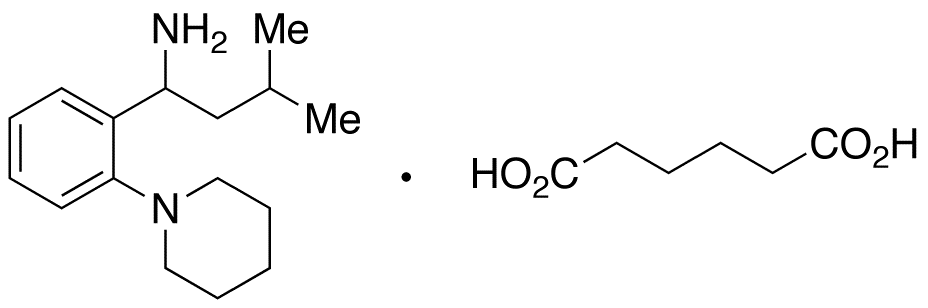 3-Methyl-1-(2-(1-piperidinyl)phenyl)butylamine Adipate