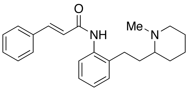 (2E)-N-[2-[2-(1-Methyl-2-piperidinyl)ethyl]phenyl]-3-phenyl-2-propenamide