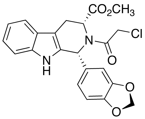(1R,3R)-Methyl-1,2,3,4-tetrahydro-2-chloroacetyl-1-(3,4-methylenedioxyphenyl)-9H-pyrido[3,4-β]indole-3-carboxylate (Chloropretadalafil)