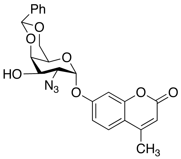4-Methylumbelliferyl 2-Azido-2-deoxy-4,6-O-phenylmethylene-α-D-galactopyranoside