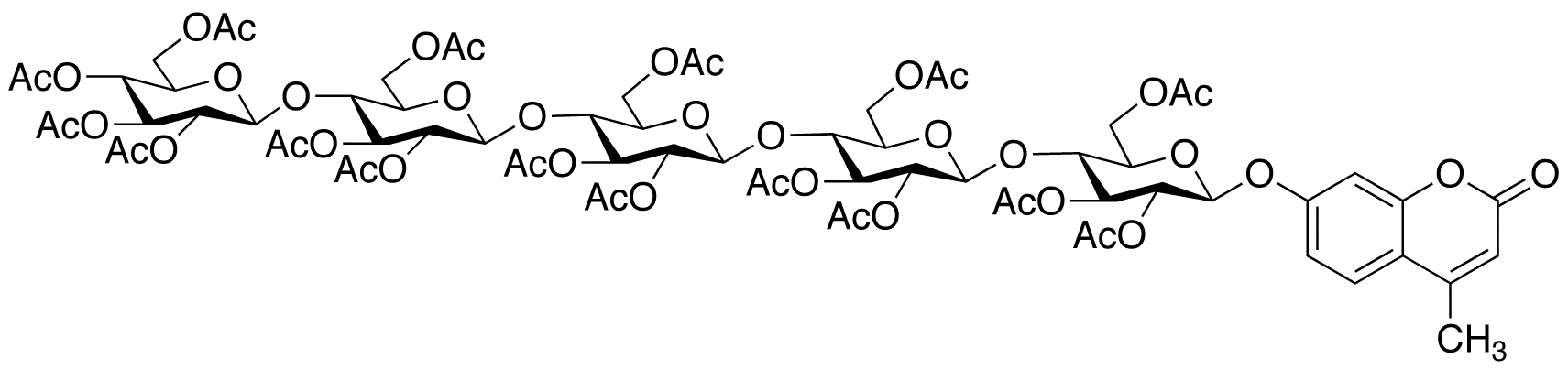 4-Methylumbelliferyl β-D-Cellopentoside Hexadecaacetate
